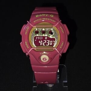 Casio Baby-G World Time 3188 BG-1005M Shock Resistant Digital Crystal Pink Watch
